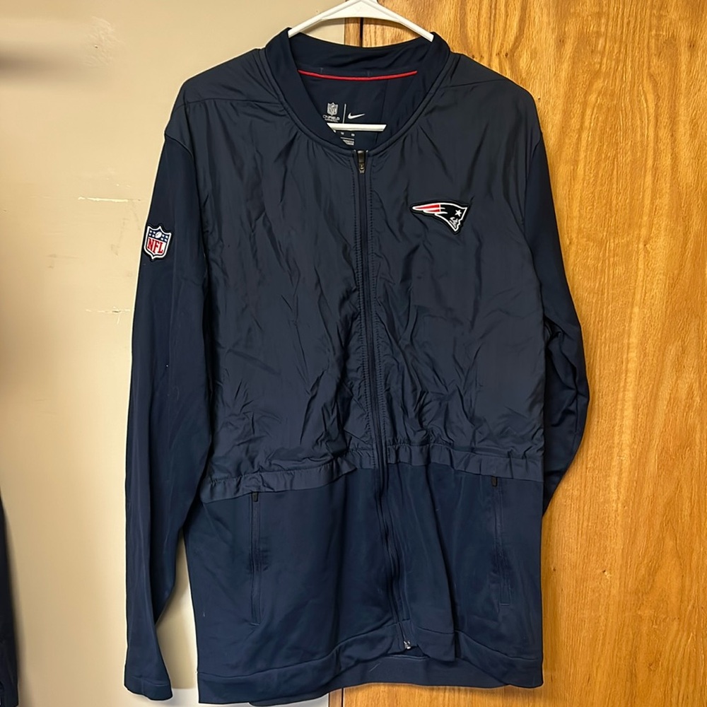 New England Patriots Nike Navy Blue Full Zip Men's Jacket